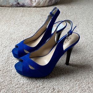 Blue GUESS 4” Heels